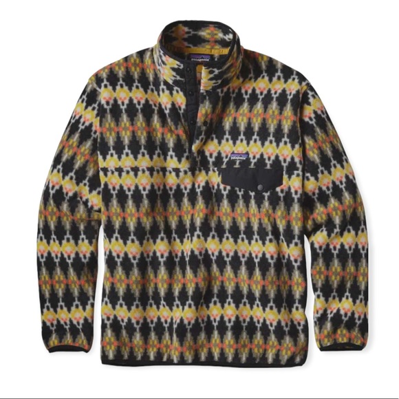 Patagonia Synchilla Forest Carpet Industrial Green Snap Jacket—L - Picture 3 of 13